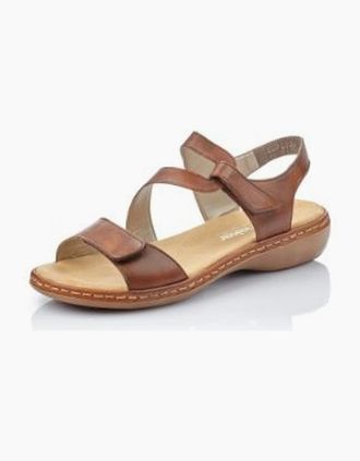Rieker Womens Rieker Womens Sandals 659C7 24 brown - Size: 8