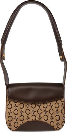Celine 1990-2000s C Macadam tote bag - women - Canvas/Calf Leather - One Size - Brown