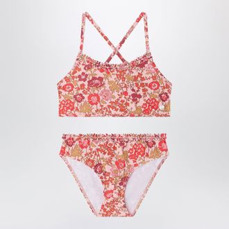 BONPOINT Lais pink swimsuit in Liberty fabric