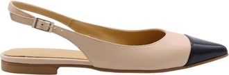 Catwalk Ethiopische Slingback Sandalen - Dames - Ballerinas - Beige - 37 EU - Schoenen