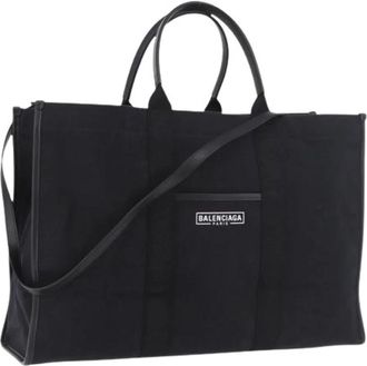 Balenciaga Pre-owned Vintage Tote Bag - Dames - Vintage Shopper - Zwart - ONE Size - Vintage