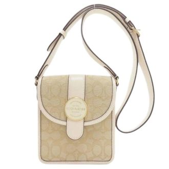 Coach Borsa a spalla Pre-owned Signature - - Pre-owned - Donna - Beige - ONE SIZE
