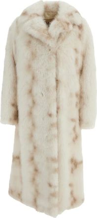 Herno Cappotto Tocco Pelliccia Effetto Lince - - Jackets - Donna - Bianco - M