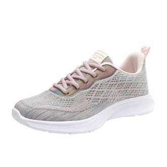 Generic Womens Orthopedic Walking Trainers Women Wide Fit Plantar Fasciitis Shoes Ladies Shoes Fashion Casual Mesh Breathable Lightweight Damping Absorbing So