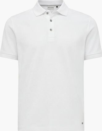 Gentiluomo Button Polo | Wit