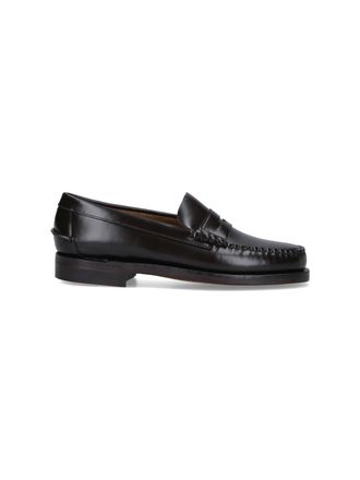Sebago Brown Classic Dan Leather Loafers