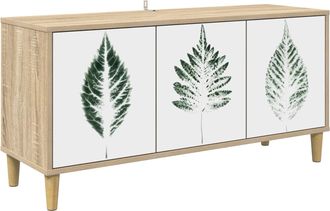 vidaXL Mueble De Tv Hanau 102 X 33 X 50 Cm Sonoma Madera De Ingenier&iacute;a Vidaxl