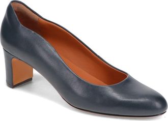 Jones Bootmaker Womens Zoey Leather Court Shoes - Navy Suede - Size UK 4.5