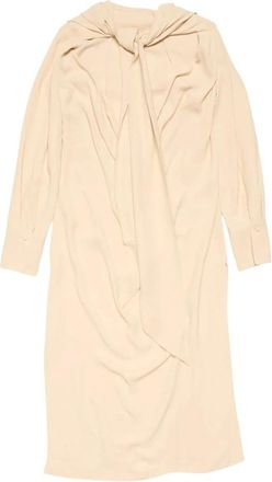 Acne Studios Jurken - Dames - Casual kleedjes - Beige - 2XS - Kleedjes