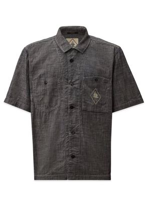 C.P. Company 4.75 OZ SS CHAMBRAY SHIRT Size: XXL, colour: INDIGO