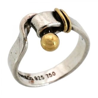 Tiffany & Co. Yellow Gold (18K) Silver 925 Band Ring (Pre-Owned)