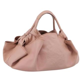 Loewe Pre-owned Tote Bag - Dames - Vintage Shopper - Roze - ONE Size - Leer - Vintage