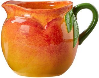 Tag Peach Pitcher Orange Multi Earthenware Summer at Nordstrom