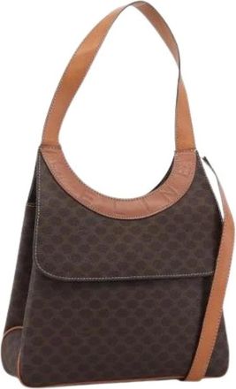 Celine Pre-owned Shoulder Bags, female, Brown, Size: ONE SIZE Pre-owned Vintage Hand Bag