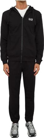 Emporio Armani Tracksuit - Heren - Trainingspakken - Zwart - XL - Katoen - Fitness