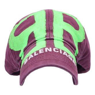 Balenciaga BB Sprayed Cap Purple 673321410B2-5067