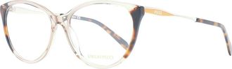 Emilio Pucci Brown Plastic Glasses Womens (Frames)