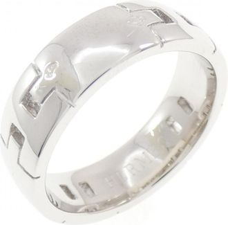 Herm&egrave;s White Gold (18K) Band Ring (Pre-Owned)