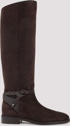 Jimmy Choo London Brown Suede Boots
