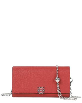 Tiffany & Fred Saffiano Leather Crossbody Wallet/Clutch