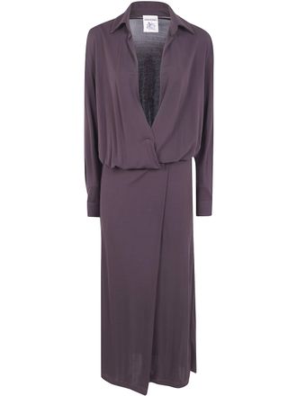 Semicouture Jersey Long Sleeves Dress