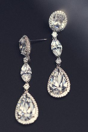 Nadri Crystal Drop Earrings