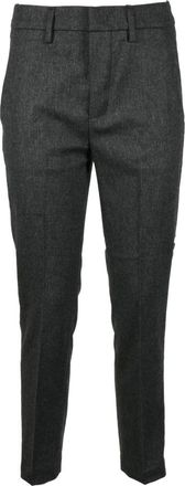 Dondup Broeken, Dames, Grijs, W29, Wol, Elegante wollenmix broek