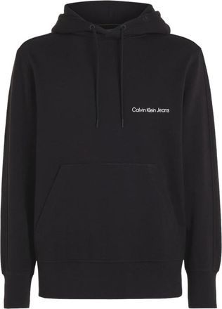 Calvin Klein Jeans Hoodie - Heren - Hoodies - Zwart - M - Katoen - Hoodies & sweatvesten