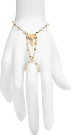 Vidakush Rosary Cross Hand Chain in Gold at Nordstrom, Size 6