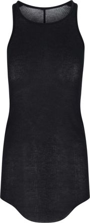 Rick Owens Viscose And Silk Tank Top
