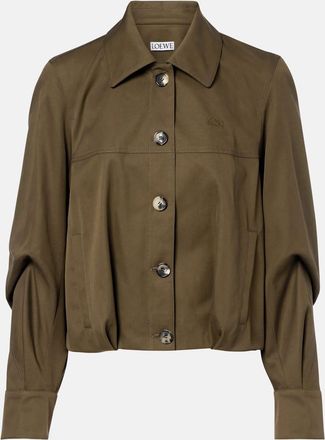 Loewe Giacca in cotone e seta