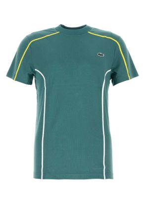 Lacoste Dark Green Polyester T Shirt