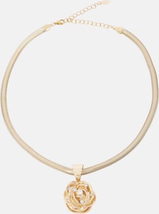 Magda Butrym Collana con pendente e cristalli