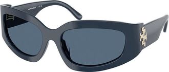Tory Burch TY7211 200880 Womens Sunglasses Blue Size 57