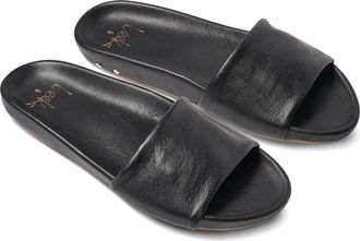 beek Gallito Slide Sandal in Black/Black at Nordstrom, Size 10