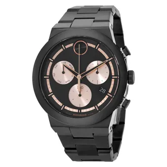 Movado Bold Quartz Black Dial Mens Watch 3601282
