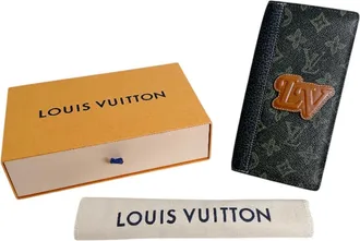Louis Vuitton Dark Green Galle Monogram Or Monogram Long Wallet (Bi-Fold) (Pre-Owned)