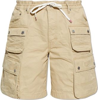 Dsquared2 Cargo Shorts - Heren - Korte Broeken - Beige - L - Katoen - Korte Broeken