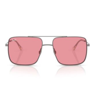 Ray-Ban Sunglasses Rb3758 004/84 Ari Silver/Pink Unisex