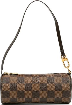 Louis Vuitton Pochette Papillon in tela Damier Ebène 2006-2017 - Marrone