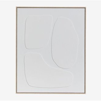 Sklum Sklum - Cuadro Decorativo Pintado A Mano Con Relieve Helvon