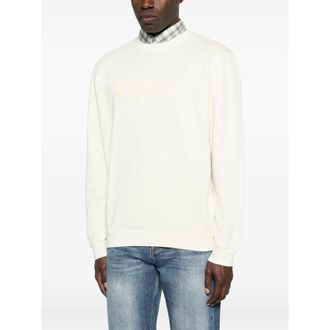 A.P.C. Crew Neck Cotton Sweatshirt - White