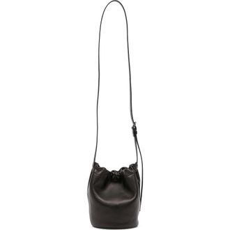 Maison Margiela Belt Leather Crossbody Bag in Black/Black/Black at Nordstrom