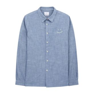 Paul Smith Hemd - Heren - Casual Overhemden - Blauw - M - Overhemden