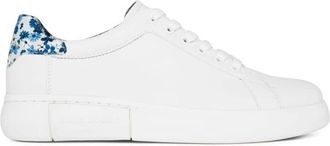 Kate Spade New York Witte Logo Sneakers Rubberen Zool Leer - Dames - Sneakers - Wit - 37 EU - Leer - Schoenen