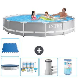 Intex Piscina Prism Frame Redonda - 366x76 Cm - 7-piezas S31901