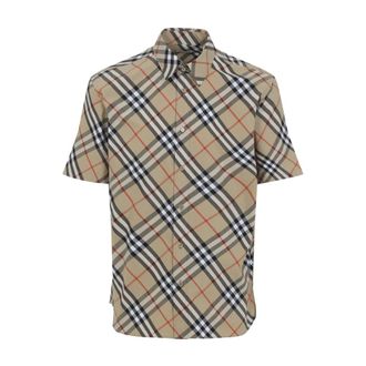 Burberry Hombre, Camisas, Marr&oacute;n, Talla: L