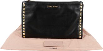 Miu Miu Studded Clutch