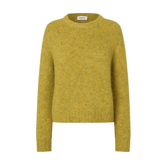 Modstr&ouml;m Dictemd O-Neck - Dames - Truien - Geel - Maat: M Wol