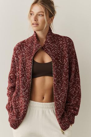 Varley Salma Knit Zip Up Jacket